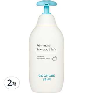 궁중비책 프리뮨 유아용 샴푸 앤 바스, 350ml, 2개 아기엉덩이클렌저 궁중비책 프리뮨 유아용 샴푸 앤 바스, 350ml, 2개 아기엉덩이클렌저