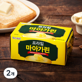 파스퇴르 프라임 마아가린, 450g, 2개