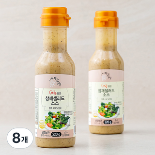 사랑과정성 사랑담은 참깨샐러드소스, 220g, 8개