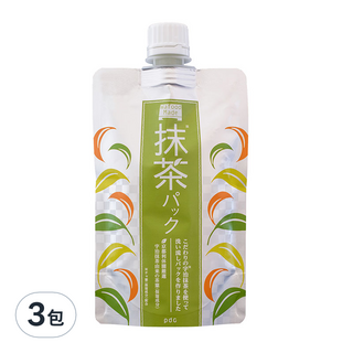 pdc 抹茶面膜, 深層清潔淨化毛孔汙垢, 日本原裝進口, 3包
