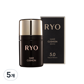 려 헤어쿠션 7g, 자연갈색 5.0, 5개