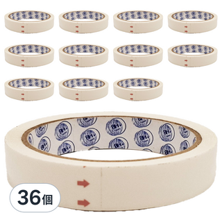 8H opp顏色膠帶 18mm*45M(白) 黏貼用 台灣製造, 白色, 36個