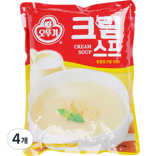 오뚜기 크림스프 1kg 4개 상품 이미지