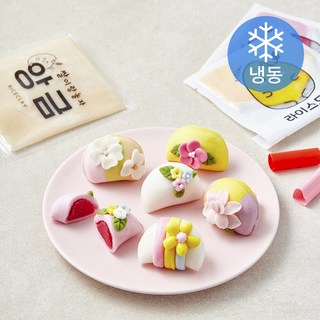 쌀이랑놀자 베이직 꽃반달떡 세트 252g (냉동), 1세트