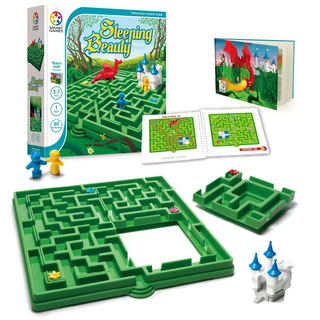 SMART GAMES 睡美人, 學齡前拼圖遊戲，3-7歲，單人遊戲，60個挑戰, 1組