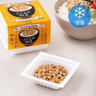 후쿠요카 낫또 3개입 (냉동), 132g, 2팩 대마도 후쿠요카 낫또 3개입 (냉동), 132g, 2팩 대마도