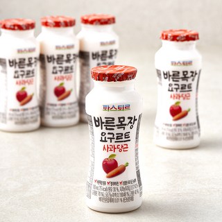 파스퇴르 바른목장 사과당근 요구르트, 100ml, 5개입, 1개