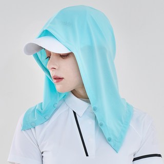 썬마스킨 민트 후드형 햇빛가리개 1개 비스포크후드