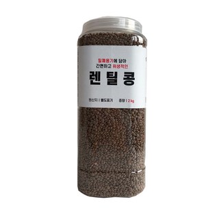 대한농산 통에담은 렌틸콩, 2kg, 1개