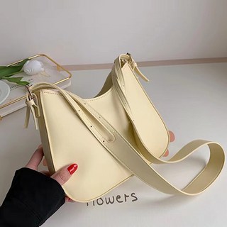 Bswan 女士簡約單肩 Hobo 包