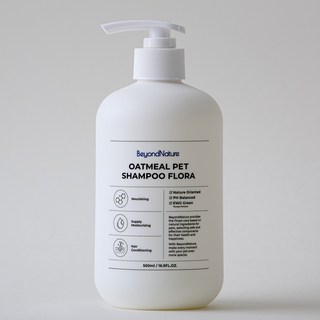 비욘드네이처 강아지 오트밀 저자극 샴푸 플로라향, 500ml, 1개