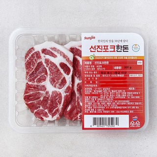 선진포크한돈 목심 로스 1등급이상 (냉장), 300g, 1개