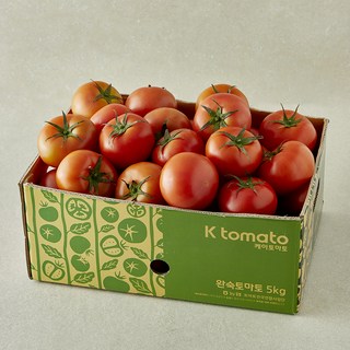 이로운 군위 무농약 인증 완숙토마토, 1개, 5kg