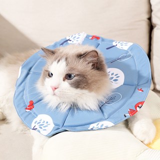 파스텔펫 반려동물 패턴 스트링 넥카라, 블루, 1개