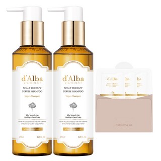달바 프로페셔널 리페어링 스칼프 테라피 세럼 샴푸 275ml x 2p + 세럼 클렌저 3ml x 3p 세트 1개 상품 이미지