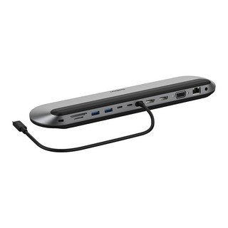 벨킨 connect 유니버셜 USB C 11in1 프로 독 INC014, 실버 그레이, 1개