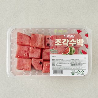 올바른과일 조각수박, 1개, 1kg