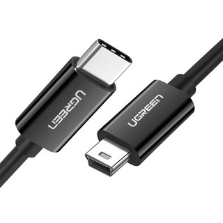유그린 C타입 미니 USB 5핀 케이블 US242, 1m, 블랙 1개 가죽usb케이블 유그린 C타입 미니 USB 5핀 케이블 US242, 1m, 블랙 1개 가죽usb케이블