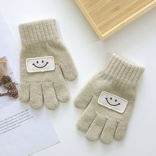 우주아이 아동용 미소패치 니트장갑 세트