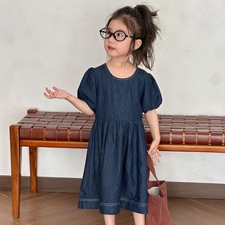 스타빈 여아용 캐주얼데님 여름 커풀룩 원피스