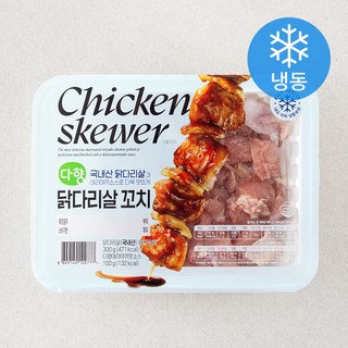 다향오리 닭다리살 꼬치 300g + 데리야끼소스 100g 세트 (냉동), 1세트
