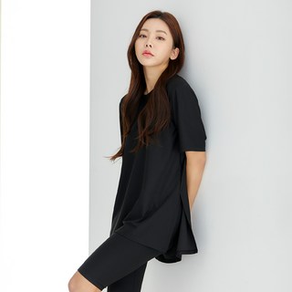 래시플 여성용 멀티플 반팔 래쉬가드 상의
