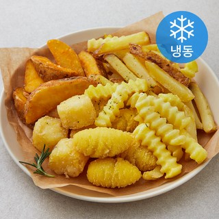 지엔씨푸드 스페셜 벨지안 모듬감자 5종 세트 400g (냉동), 1세트