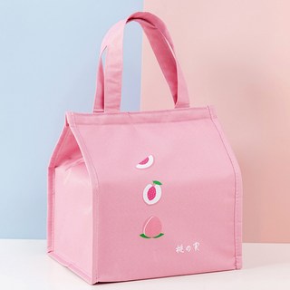 알로데 쿠다모노 삼각 아이스박스 23 x 25 x 18 cm, NO 01 과일 핑크, 11L