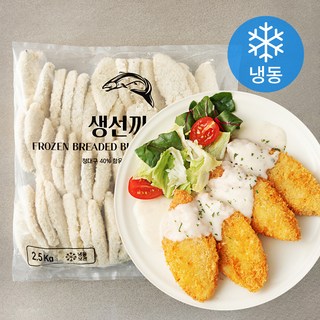 농우 생선까스 50개입 (냉동), 2.5kg, 1개 청대구까스