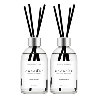 COCODOR 珂珂朵爾 WHITE LABEL系列擴香瓶, 簡約瓶裝設計 提升生活質感, 雨後果園香氣 200ml, 雨後果園, 2瓶