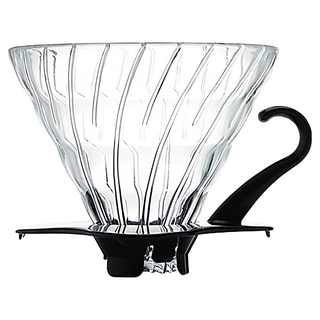 HARIO V60 02玻璃濾杯 黑色 400g, 1個, 單件