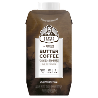 키토선생 닥터바리스타 버터커피, 250ml, 36개