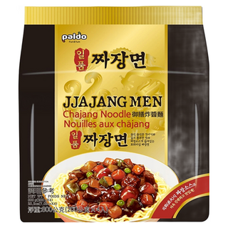paldo 八道 御膳炸醬麵, Q彈麵條 濃郁炸醬 口感絕佳, 200g x 4包入, 4包