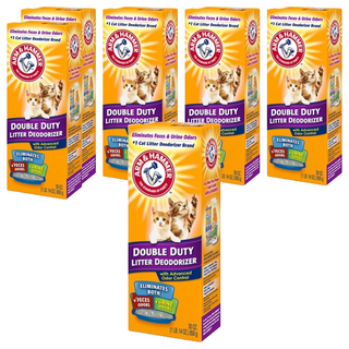 ARM&HAMMER 強效貓砂專用除臭粉 850g, 有效強力除臭 適用於各種類貓砂, 6盒