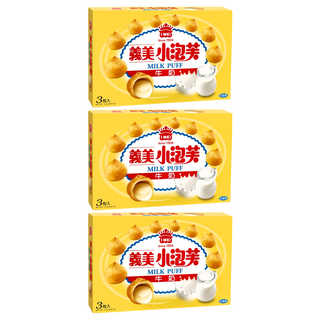 義美 小泡芙 牛奶, 171g, 2盒