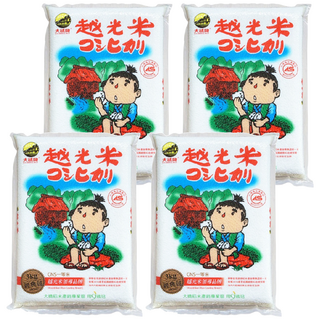 大橋牌 CAS專業越光米，CNS一等，3KG, 4袋