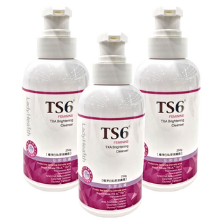 TS6 護一生 極淨白私密潔膚露, TXA傳明酸, AHA果酸, 250g, 3瓶