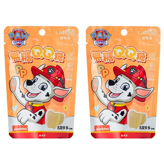 Lab52 齒妍堂 無糖QQ糖 汪汪隊聯名款 乳酸多多口味, 多多+益生菌, 30g, 2包