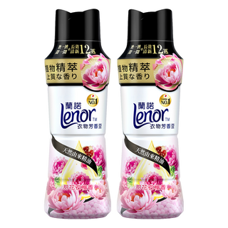 Lenor 蘭諾 衣物芳香豆 甜花石榴香, 450ml, 2瓶