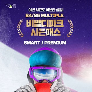[홍천] 24/25 비발디파크 동계 시즌패스+렌탈 패키지 (스마트/프리미엄)