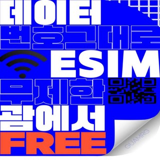 [괌] eSIM무제한데이터