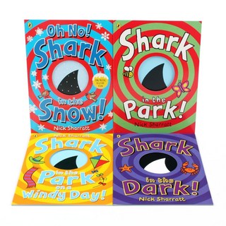Shark 페이퍼백 4종 세트, Puffin, Nick Sharratt(저)