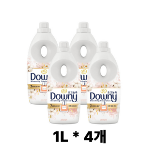 다우니 초고농축 생화 향기 컬렉션 섬유유연제 본품, 4L, 1개