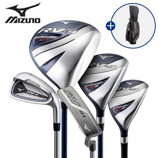 미즈노 코리아 풀세트 RV9 11개구성 남성용 스틸 골프채 (골프백포함), RV9 스틸 풀세트