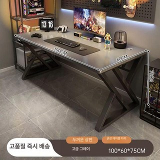 고급 컴퓨터 게이밍 마인크래프트 사무용 라이젠 켠왕컴, 고급 회색 100x60cm