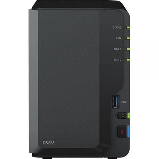 Synology DiskStation DS723 NAS 서버 with Ryzen 2.6GHz CPU 32GB 메모리 2TB SSD 스토리지 1TB M.2 NVMe 2x1GbE, 2) 4TB (2 x 2TB) SATA 2.5" SSD, 1개