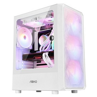 앱코 G40 시그니처 화이트 미들타워 PC 케이스