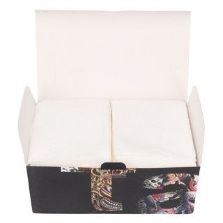 100pcs 일회용 문신 수건 종이 문신 닦아 종이 일회용 강한 물 흡수 문신 피부 클렌징 수건 조직, 01 as show, 1개