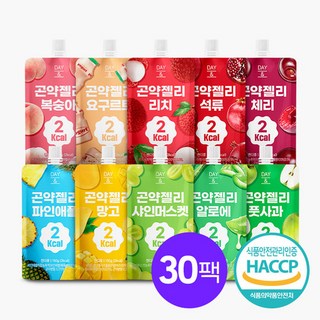 데이앤 에브리데이팩 곤약젤리 150g 10종 x 3개입, 30개