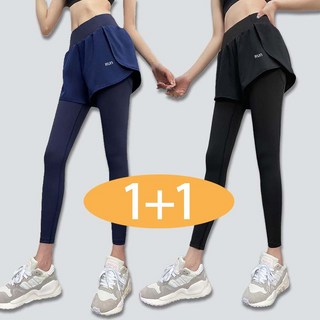 CBHV 가을 스판 스키니 퀵드라이 하이웨스트 레깅스 바지 1+1